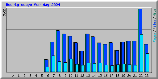 Hourly usage for May 2024